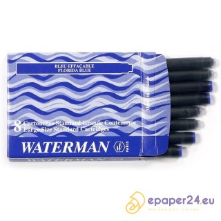 NABOJE ATRAMENTOWE WATERMAN STANDARD NIEBIESKO-CZARNE (8)