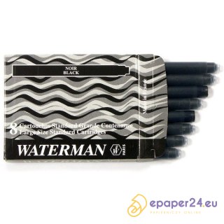 NABOJE ATRAMENTOWE WATERMAN STANDARD CZARNE (8)