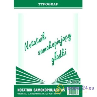NOTATNIK SAMOKOPIUJĄCY A5 GŁADKI