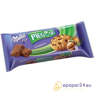 PIEGUSKI MILKA z CZEKOLADĄ i ORZECHAMI 135g