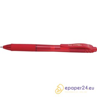 PIÓRO ŻELOWE PENTEL ENERGEL X BL107 CZERWONE