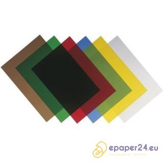 OKŁADKI DO BINDOWNICY A4/200µm CZERWONE (100)