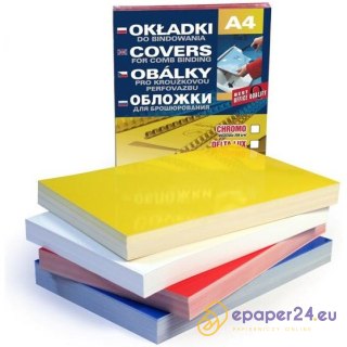 OKŁADKI DO BINDOWNICY A4 CHROMOLUX CZERWONE (100)