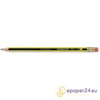 OŁÓWEK STAEDTLER NORIS HB Z GUMKĄ