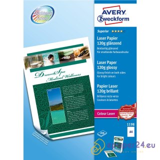 PAPIER FOTO AVERY A4 120g BŁYSK (200)