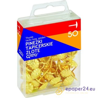 PINEZKI TAPICERSKIE ZŁOTE (50)