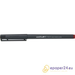 PIÓRO KULKOWE UNI UB-104 MICRO CZERWONE