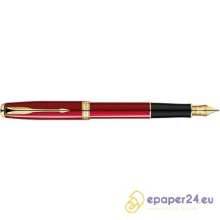 PIÓRO WIECZNE PARKER SONNET CZERWONA LAKA GT