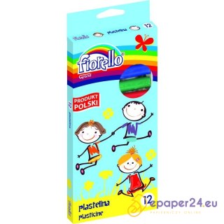 PLASTELINA FIORELLO 16g x12 KOLORÓW