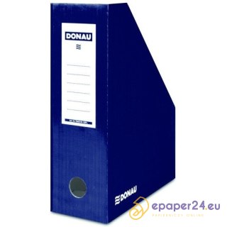 Pojemnik na dokumenty Donau A4/100mm kartonowy granatowy