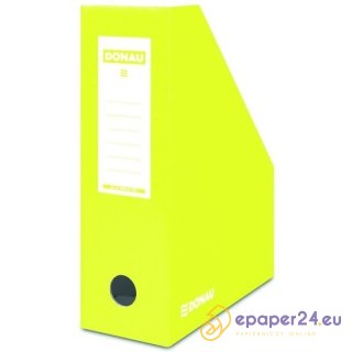 Pojemnik na dokumenty Donau A4/100mm kartonowy żółty