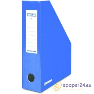 Pojemnik na dokumenty Donau A4/80mm kartonowy niebieski