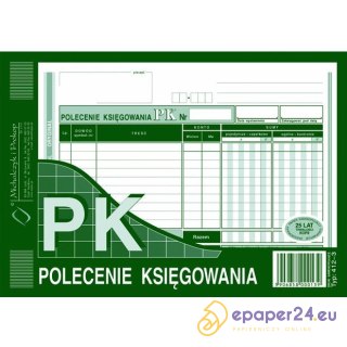 POLECENIE KSIĘGOWANIA A5 (O+1K)