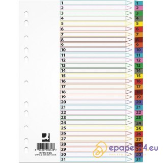 Przekładki mylar Q-Connect A4 1-31