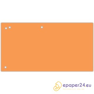 Przekładki kartonowe Donau 1/3 A4 pomarańczowe (100)