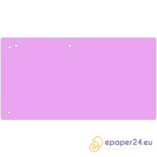 Przekładki kartonowe Donau 1/3 A4 różowe (100)