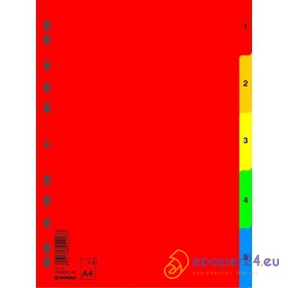 Przekładki PP Donau A4 1-5