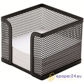 Przybornik na karteczki Q-Connect metalowy czarny