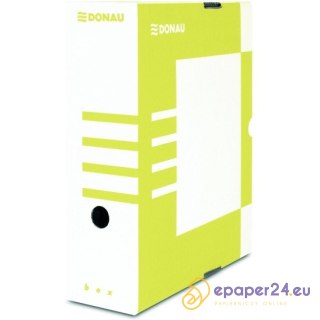 Pudło do archiwizacji Donau A4/100mm żółte