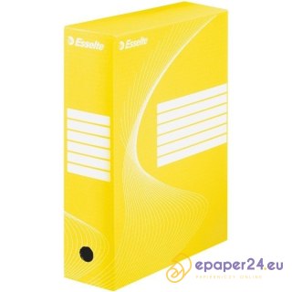 PUDŁO DO ARCHIWIZACJI ESSELTE A4/100mm ŻÓŁTE