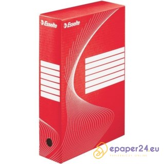 PUDŁO DO ARCHIWIZACJI ESSELTE A4/80mm CZERWONE