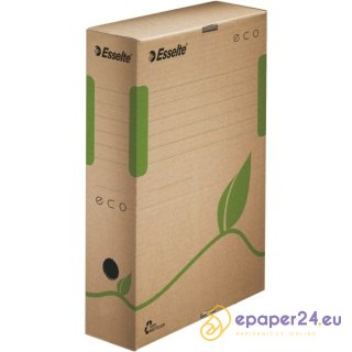 PUDŁO DO ARCHIWIZACJI ESSELTE ECO A4/80mm BRĄZOWE