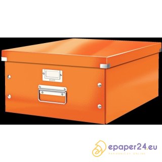 PUDŁO LEITZ CLICK&STORE 369*200*482mm POMARAŃCZOWE