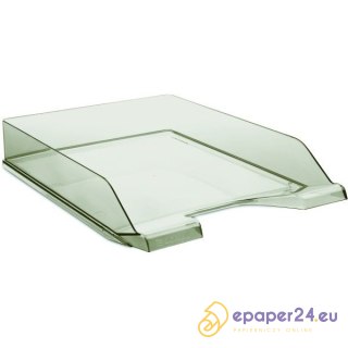 Półka na dokumenty Donau A4 transparentna dymna