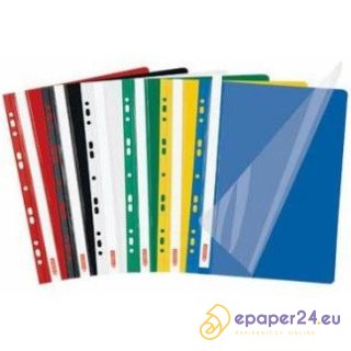 SKOROSZYT WPINANY ESSELTE A4 PP CZARNY (10)