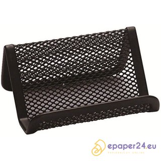 Stojak na wizytówki Q-Connect metalowy czarny