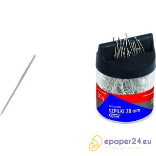 SZPILKI STALOWE 28mm 50g