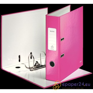 SEGREGATOR LEITZ 180° WOW A4/80MM RÓŻOWY