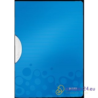 Skoroszyt z klipsem Leitz Wow A4 30k niebieski