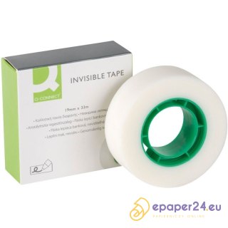 Taśma biurowa Q-Connect Invisible 19mm/33m matowa