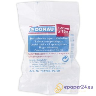 Taśma biurowa Donau 12mm/10m