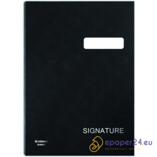 Teczka do podpisu Donau A4 czarna