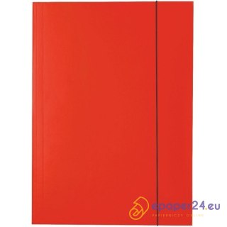 TECZKA KARTONOWA Z GUMKĄ ESSELTE A4/400g CZERWONA