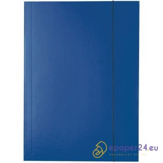 TECZKA KARTONOWA Z GUMKĄ ESSELTE A4/400g GRANATOWA