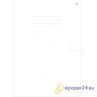 TECZKA KARTONOWA WIĄZANA A4+ BIAŁA