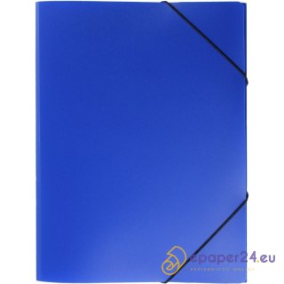 TECZKA PP Z GUMKĄ BIURFOL A4/25mm NIEBIESKA