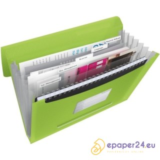 TECZKA ESSELTE VIVIDA 6 PRZEGRÓDEK ZIELONA
