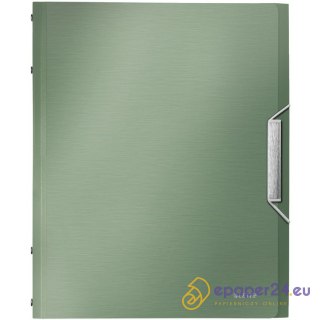 TECZKA Z GUMKĄ LEITZ STYLE 6 PRZEKŁADEK SELEDYNOWA