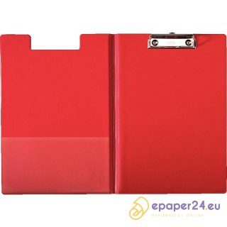 TECZKA Z KLIPEM ESSELTE A4 CZERWONA
