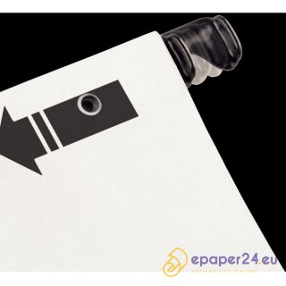 TECZKA ZAWIESZANA LEITZ ALPHA ACTIVE A4 Z GUMKĄ CZARNA