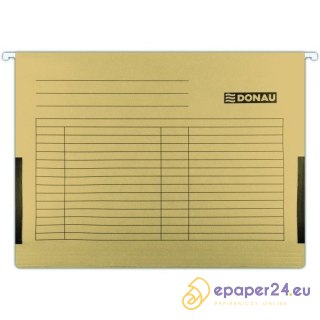 Teczka zawieszana Donau A4 (z bokami) brązowa (5)