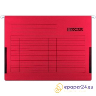 Teczka zawieszana Donau A4 (z bokami) czerwona (5)