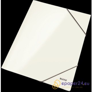 Teczka kartonowa z gumką Leitz Wow A4 biała