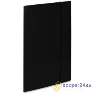 Teczka kartonowa z gumką VauPe Soft A4/450g czarna