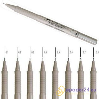 CIENKOPIS FABER-CASTELL ECCO 0,7mm CZARNY