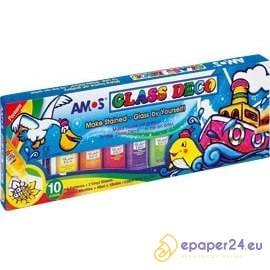 FARBY WITRAŻOWE AMOS 22ml*10 KOLORÓW